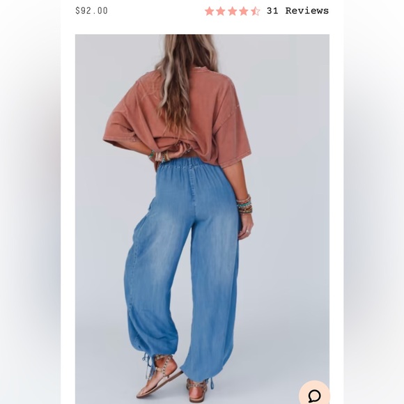 Three Bird Nest EAST BAY LOOSE FIT CARGO JEANS - Picture 4 of 6